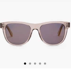 ✨HPx3✨ [DIFF Eyewear] Kota Smoke Crystal Grey Mirror